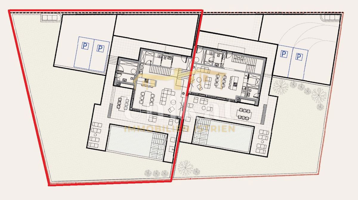Nuova costruzione - doppia villetta con piscina a 7 km dal mare